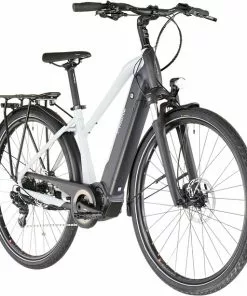 Bianchi T-Tronik T-Type Sunrace Step-Through X5/X7 Damen Silber/schwarz