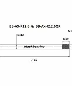 Black-bearing BLACK BEARING Steckachse Hinten 12x1.5mm 9 Black-bearing BLACK BEARING Steckachse Hinten 12x1.5mm -E-Mountainbikes Verkäufe black bearing thru axle rear 12x15mm 4 1
