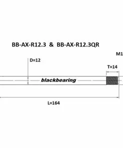 Black-bearing BLACK BEARING Steckachse Hinten 12x1,5mm 9 Black-bearing BLACK BEARING Steckachse Hinten 12x1,5mm -E-Mountainbikes Verkäufe black bearing thru axle rear 12x15mm 4