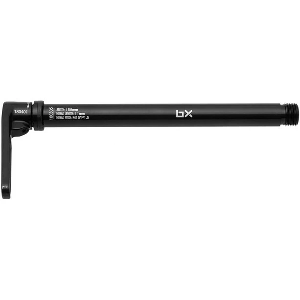 Brand-X Twist Steckachse Mit Hebel 15x100mm Schwarz 2 Brand-X Twist Steckachse Mit Hebel 15x100mm Schwarz – Bild 2