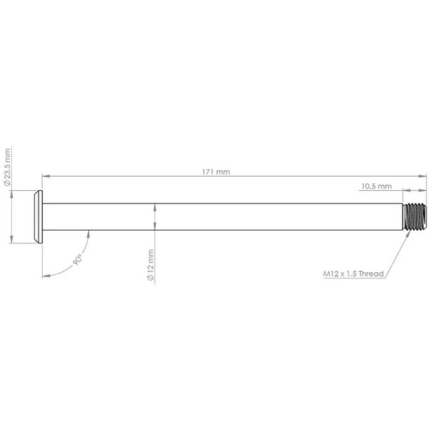 Burgtec Steckachse HR Für Evil Frames Lila 2 Burgtec Steckachse HR Für Evil Frames Lila – Bild 2
