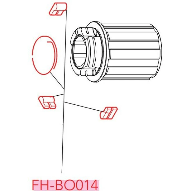 Campagnolo® Campagnolo Sperrklinken Mit Feder 1 Campagnolo® Campagnolo Sperrklinken Mit Feder