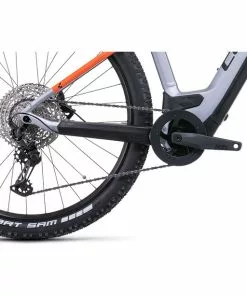 Cube Reaction Hybrid SL 750 Silber -E-Mountainbikes Verkäufe cube reaction hybrid sl 750 polarsilvernorange 4