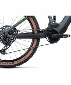 Cube Stereo Hybrid 120 TM 625 Oliv/grau -E-Mountainbikes Verkäufe cube stereo hybrid 120 tm 625 flashgreynolive 4