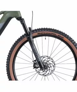 Cube Stereo Hybrid 120 TM 750 Oliv/grau -E-Mountainbikes Verkäufe cube stereo hybrid 120 tm 750 flashgreynolive 3 1