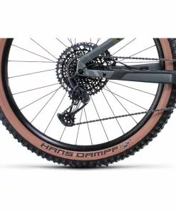 Cube Stereo Hybrid 120 TM 750 Oliv/grau -E-Mountainbikes Verkäufe cube stereo hybrid 120 tm 750 flashgreynolive 5 1