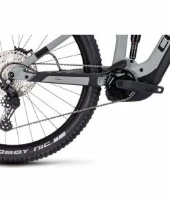 Cube Stereo Hybrid 140 HPC Pro 750 Grau -E-Mountainbikes Verkäufe cube stereo hybrid 140 hpc pro 750 swampgreynblack 4