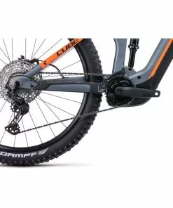 Cube Stereo Hybrid 140 HPC SL 750 Grau -E-Mountainbikes Verkäufe cube stereo hybrid 140 hpc sl 750 flashgreynorange 4