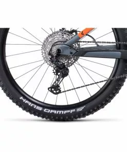 Cube Stereo Hybrid 140 HPC SL 750 Grau -E-Mountainbikes Verkäufe cube stereo hybrid 140 hpc sl 750 flashgreynorange 5