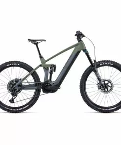 Cube Stereo Hybrid 160 HPC TM 750 Oliv/grau