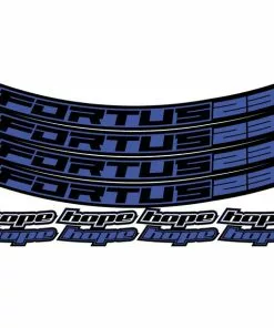 Hope Fortus Sticker Set 23mm 27.5" Blau