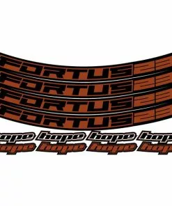 Hope Fortus Sticker Set 23mm 27.5" Rot