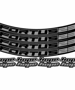 Hope Fortus Sticker Set 23mm 29" Silber