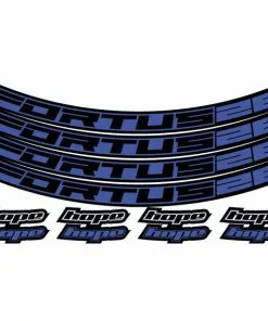 Hope Fortus Sticker Set 26mm 26" Blau