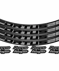 Hope Fortus Sticker Set 26mm 27.5" Silber