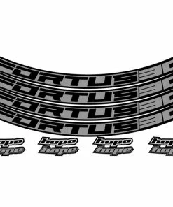 Hope Fortus Sticker Set 30mm 26" Silber