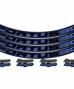 Hope Fortus Sticker Set 30mm 27.5" Blau