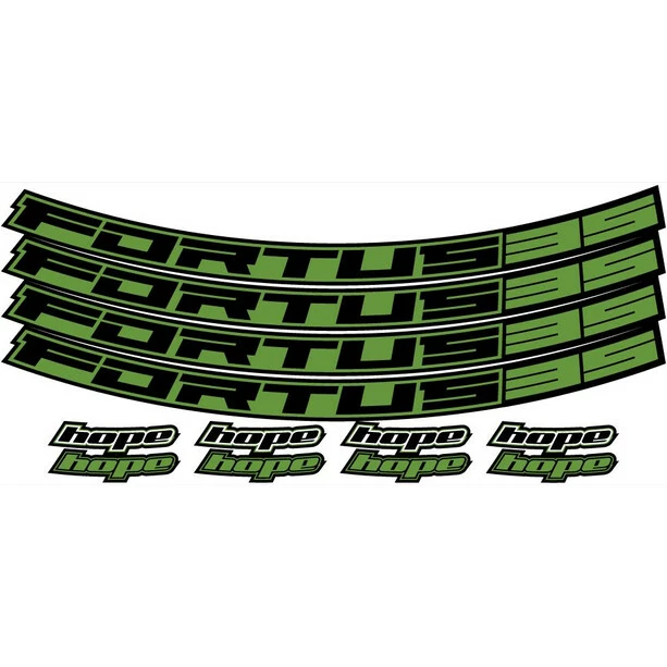 Hope Fortus Sticker Set 35mm 27.5" Grün 1 Hope Fortus Sticker Set 35mm 27.5" Grün