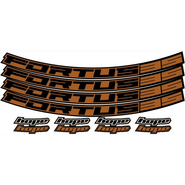 Hope Fortus Sticker Set 35mm 27.5" Orange 1 Hope Fortus Sticker Set 35mm 27.5" Orange