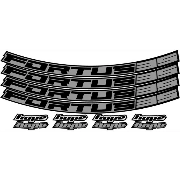 Hope Fortus Sticker Set 35mm 27.5" Silber 1 Hope Fortus Sticker Set 35mm 27.5" Silber