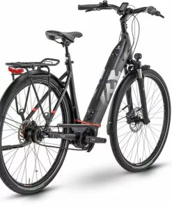 Husqvarna Gran City 6 2021 Schwarz/rot -E-Mountainbikes Verkäufe husqvarna gran city 6 2021 black red 3