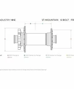 Industry-nine INDUSTRY NINE 1/1 Mountain Classic Vorderradnabe 15x110mm Disc 6-Loch Schwarz 5 Industry-nine INDUSTRY NINE 1/1 Mountain Classic Vorderradnabe 15x110mm Disc 6-Loch Schwarz -E-Mountainbikes Verkäufe industry nine 1 1 mountain classic front hub 15x110mm disc 6 bolt black 3