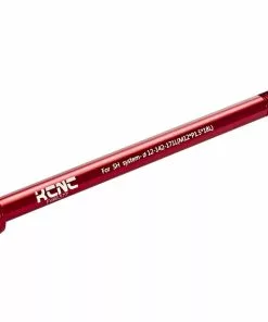 KCNC KQR08-SH Steckachse 12x142mm 171mm E-Thru/Fox Rot