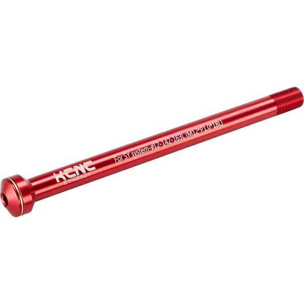 KCNC KQR08-SY Steckachse 12x142mm X12 Rot 1 KCNC KQR08-SY Steckachse 12x142mm X12 Rot