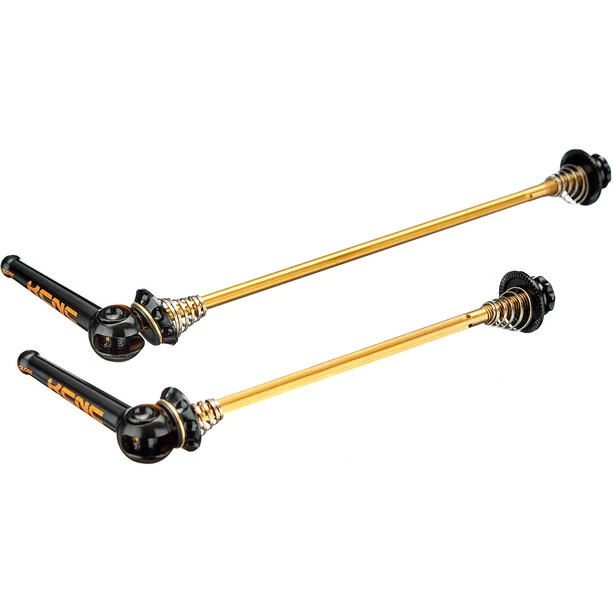 KCNC MTB Grooving Skewer Set Schnellspanner 100/135mm TI Axle Schwarz 1 KCNC MTB Grooving Skewer Set Schnellspanner 100/135mm TI Axle Schwarz