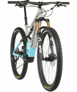 Orbea Rise H10 Grau/türkis -E-Mountainbikes Verkäufe orbea rise h10 mouse grey sky blue 3