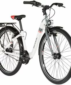 S'cool ChiX SL Alloy 26 7-S FW Kinder Weiß/rot