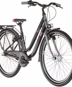 S'cool ChiX Twin Alloy 26 3-S Kinder Schwarz
