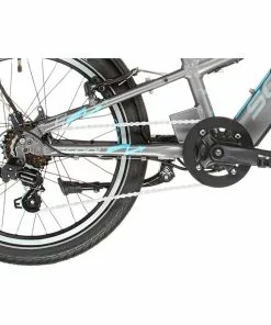 S'cool E-troX 20 7-S Kinder Grau -E-Mountainbikes Verkäufe scool e trox 20 7 s darkgrey matt 4