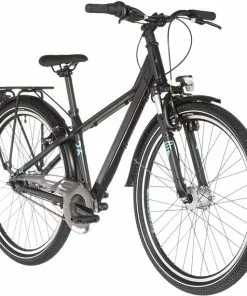 S'cool TroX EVO 26 7-S Kinder Schwarz