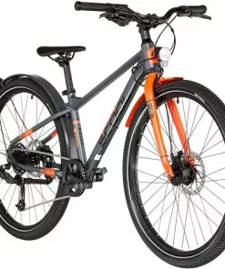 S'cool XXlite EVO Disc 26 8-S Kinder Grau/orange