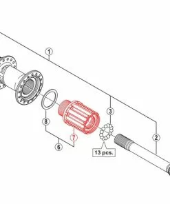Shimano ZEE Freilaufkörper