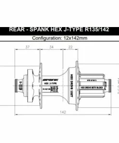 Spank Hex Drive 102T Hinterradnabe 12x135/142mm Shimano HG -E-Mountainbikes Verkäufe spank hex drive 102t rear hub 12x135 142mm shimano hg 3