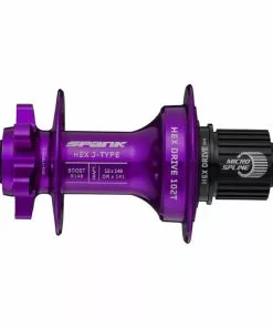Spank Hex Drive 102T Hinterradnabe 12x148mm E-Plus Shimano MicroSpline Lila