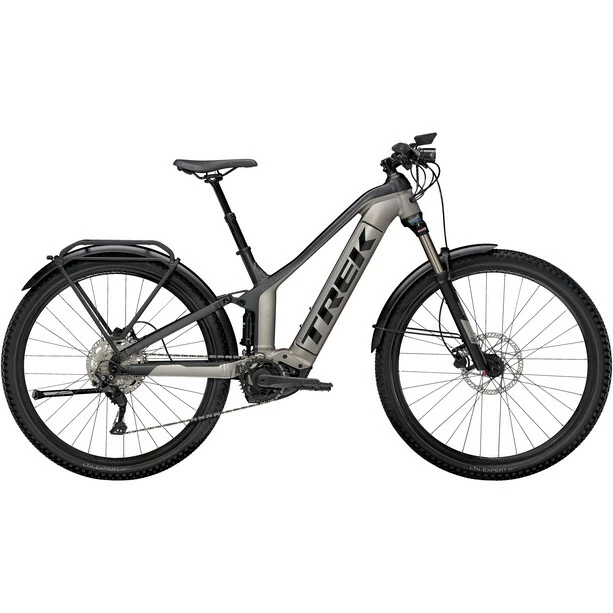Trek Powerfly FS 4 Equipped Grau/schwarz 1 Trek Powerfly FS 4 Equipped Grau/schwarz