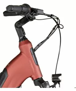 Winora Tria N8 Eco Wave Rot -E-Mountainbikes Verkäufe winora tria n8 eco wave velvet red matt 4